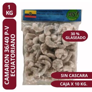 Camarón MSF Ecuatoriano P-D 36/40 (1kg) - Marine Food