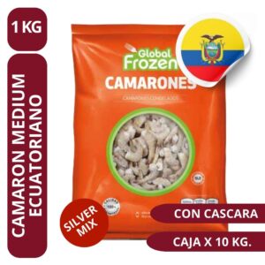 Camarón Rhlso Silver Medium Mix (1kg) - Global Frozen