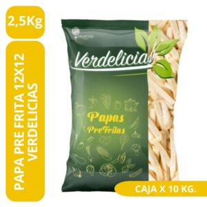 Papa Prefrita 12mm Natural 2,5kg. - Verdelicias