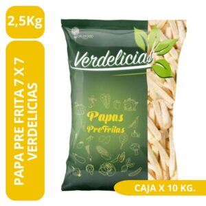 Papa Prefrita 7mm Natural 2,5kg. - Verdelicias