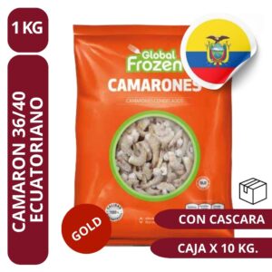 Camarón Rhlso Gold 36/40 (1kg) - Global Frozen