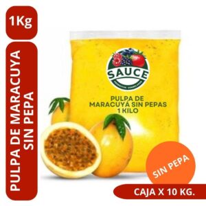 Pulpa de Maracuya Sin Pepa 1 kg. - El Sauce