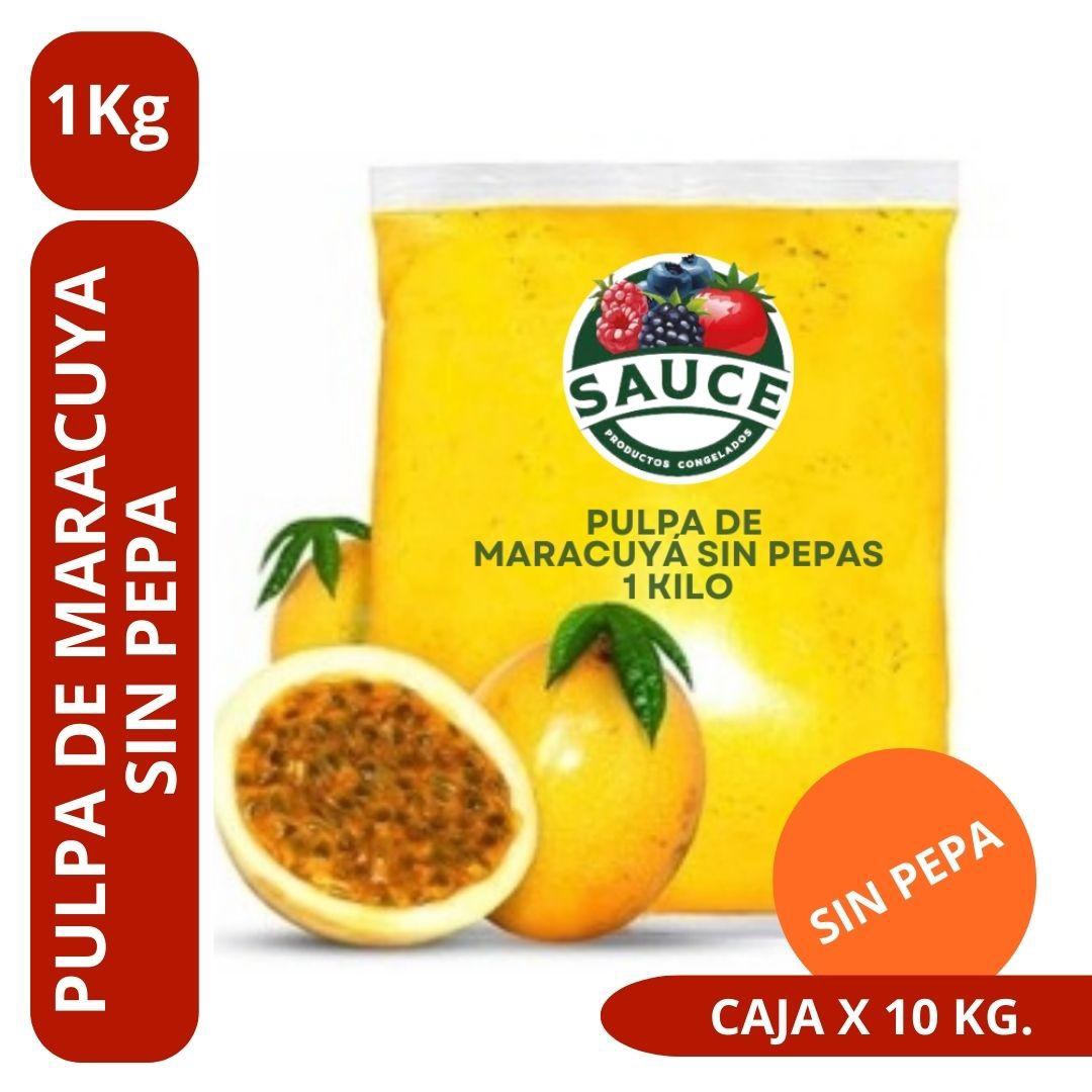 Pulpa de Maracuya Sin Pepa 1 kg. - El Sauce