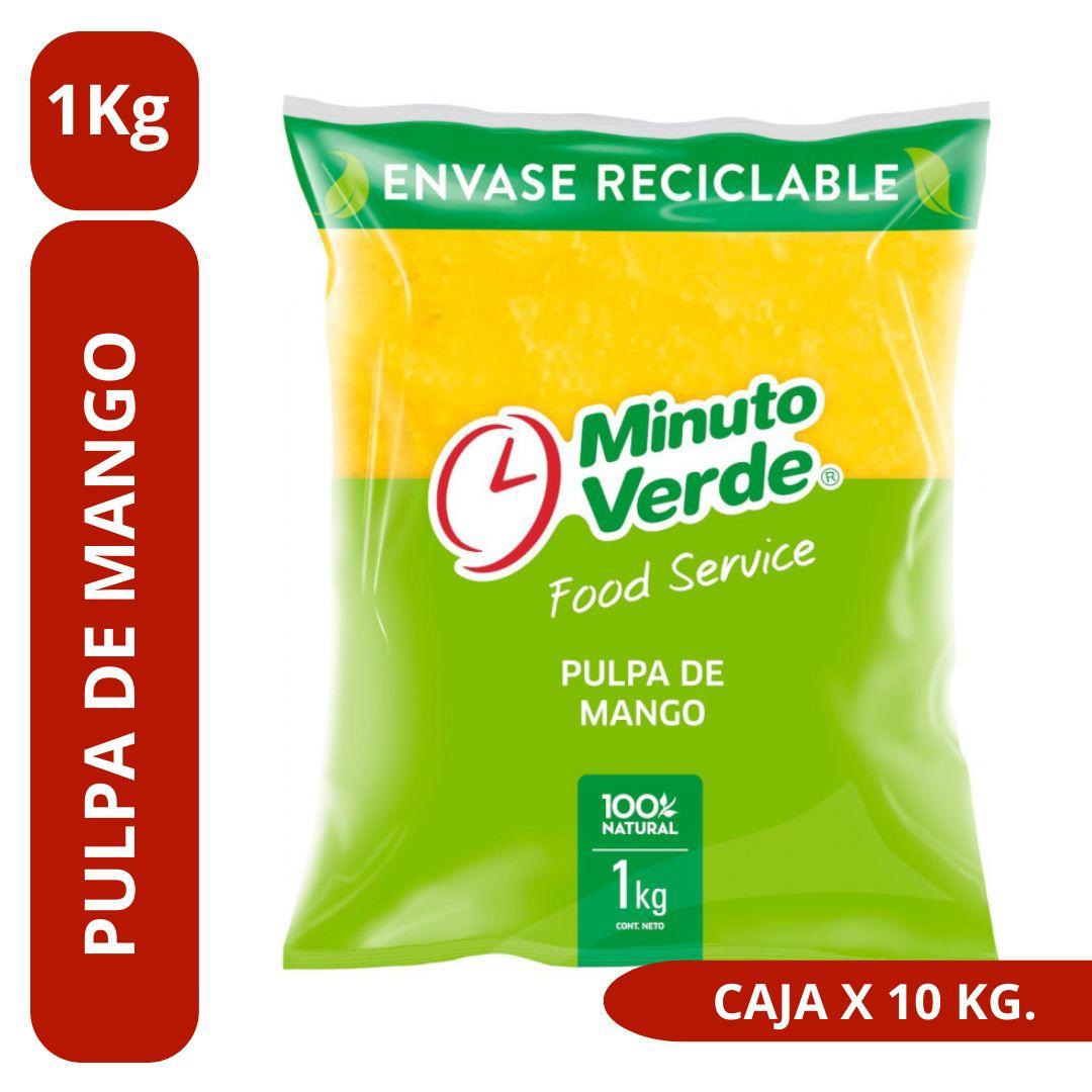 Pulpa de Mango c/azúcar 1kg - Minuto Verde