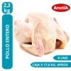 Ariztia - Caja x 8 und. Calibre 2,1 - 2,3 Pollo Entero (caja granel - 17,6 kg. Aproximado)