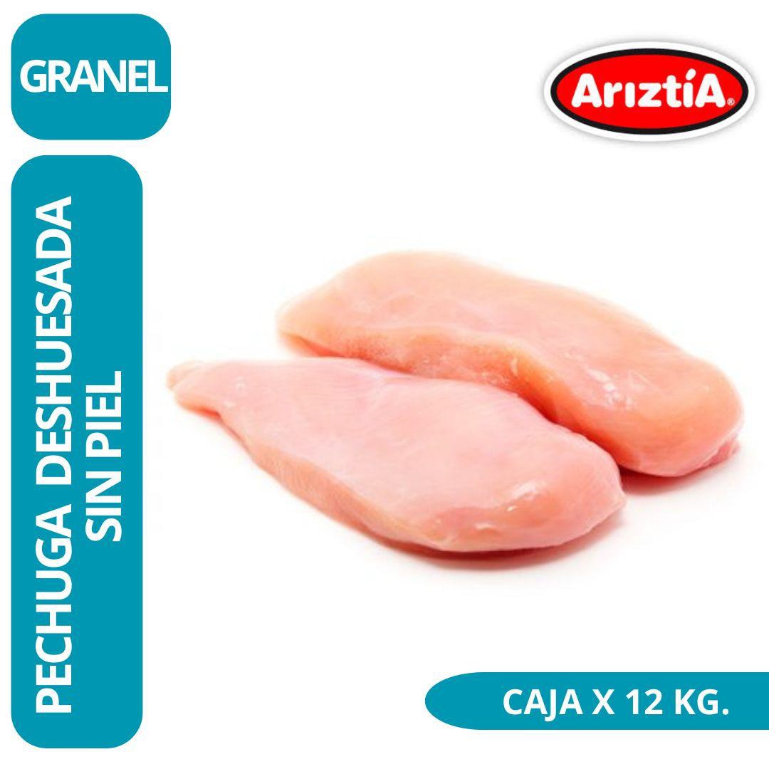 Pechuga Deshuesada Sin Piel (12 kg. Aproximado) - Ariztia