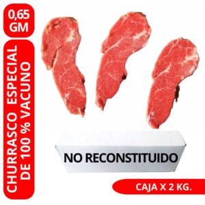 Churrasco de Vacuno Especial (caja x2 kg.)