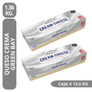 Queso Crema 1,36kg - Green Bay Regular
