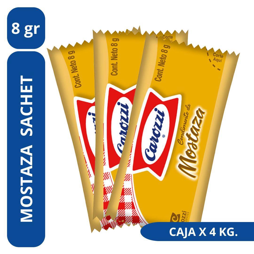 Mostaza Carozzi - Sachet 500x8 gr. (CAJA)