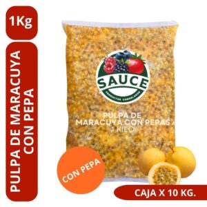 Pulpa de Maracuya Con Pepa 1 kg. - El Sauce
