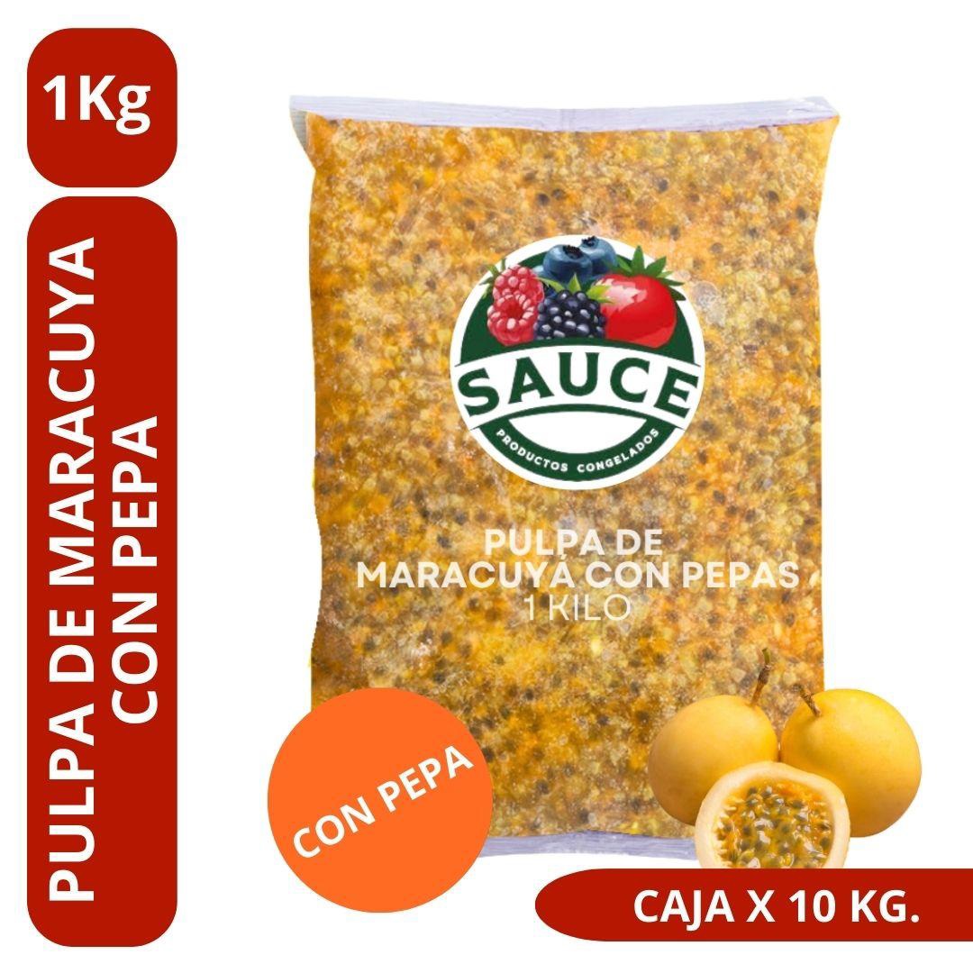 Pulpa de Maracuya Con Pepa 1 kg. - El Sauce