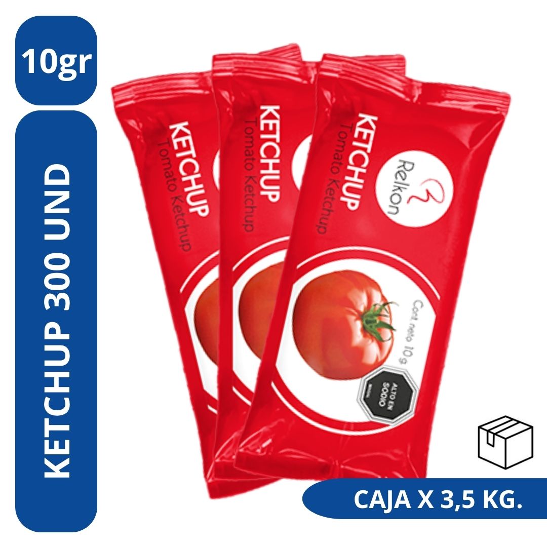 Ketchup Relkon - Sachet 300x10 gr. (CAJA)