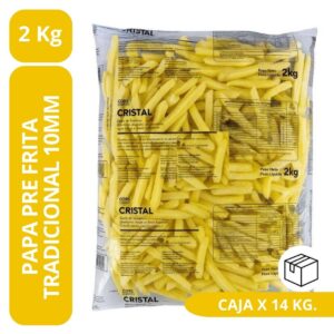Papa Prefrita Tradicional 10mm 7 x 2 kg. - Cool Mind