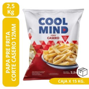 Papa Prefrita Corte Casero 12mm 2,5 kg. (Bolsa) - Cool Mind"