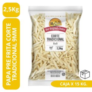 Papa Prefrita Tradicional 9mm 6 x 2,5 kg. - McCain