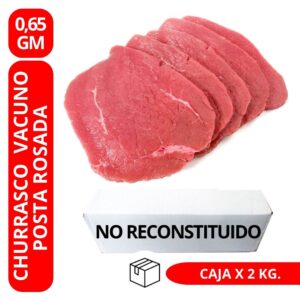 Churrasco de Vacuno - Posta rosada (caja x2 kg.)